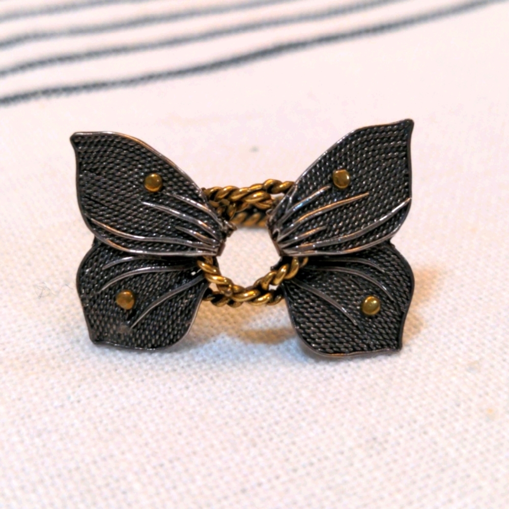 Waxing Poetic Butterfly Ring